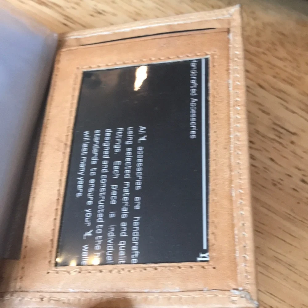 New Card holder in camel color w cc slots